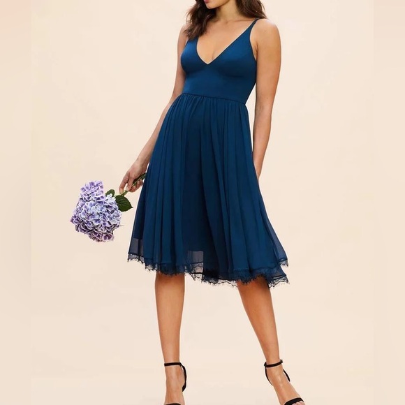 Dress the Population Dresses & Skirts - Dress the Population Alicia Dress - Peacock Blue